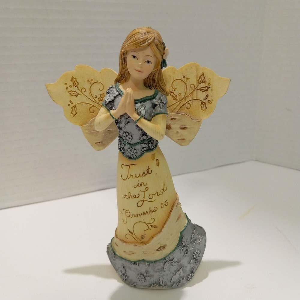Pavilion  Gift Company. "ELEMENTS" Angel Girl. Trust In The Lord #82205. 2009.